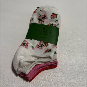 Kate Spade Floral Pattern 3 pairs Socks